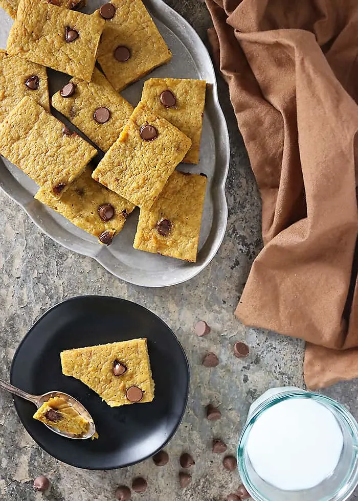 Plate Of Kabocha Bars Photo