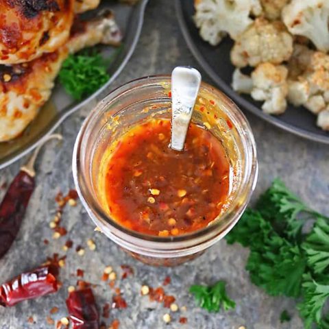 Photo of jar with Pumpkin Chili Sauce