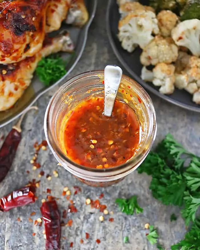 Photo of jar with Pumpkin Chili Sauce