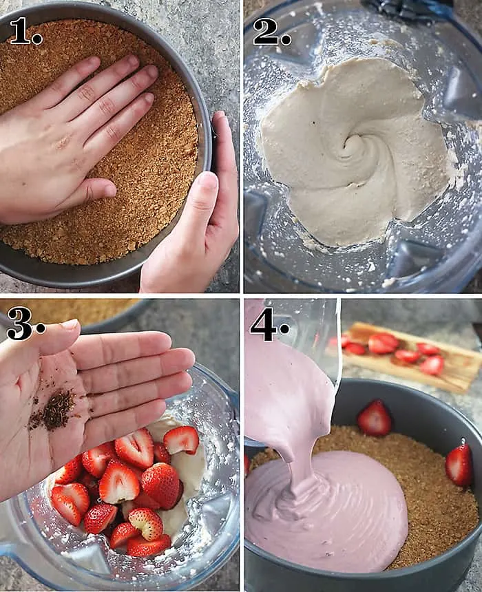 Photo of Steps To Make No Bake Strawberry Cashew Cake