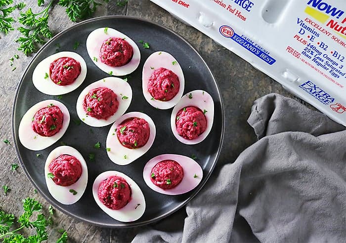 Photo of Devilled Beet Eggs with Eggland's Best eggs 