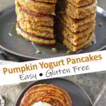Easy Greek Yogurt Pancakes (GF)