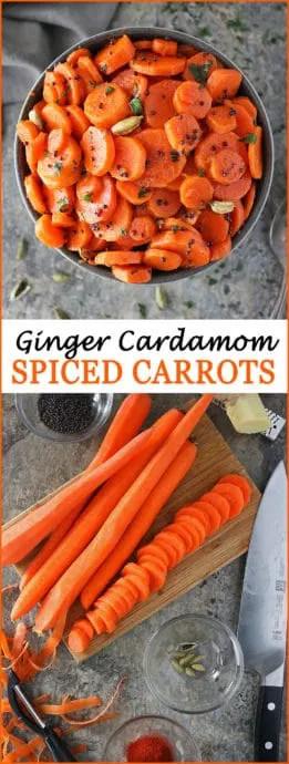 Easy Ginger Cardamom Carrots Photo