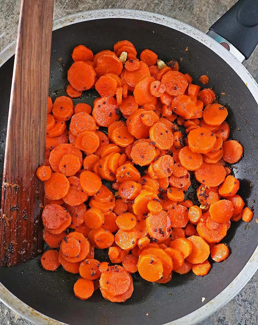 Ginger Spiced Carrots Holiday Table Photo