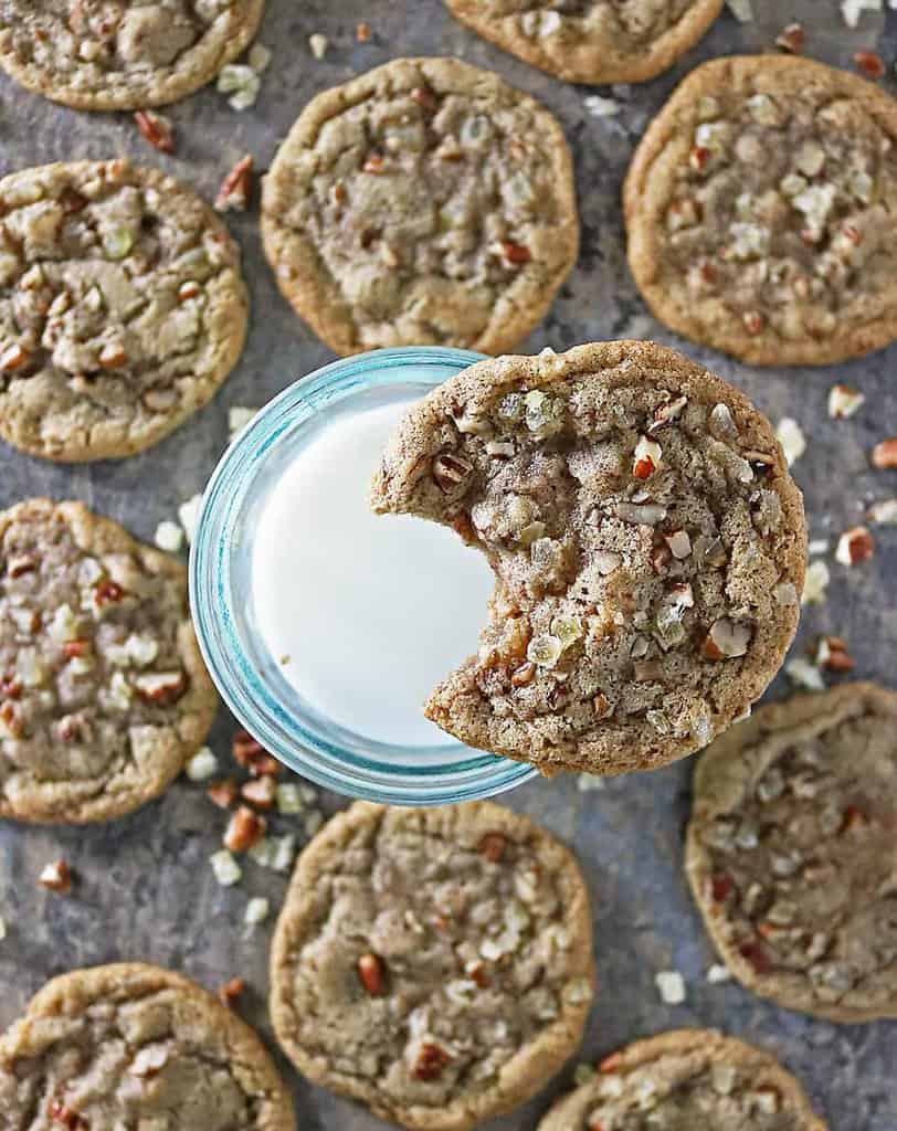 Gluten free ginger pecan cookies photo