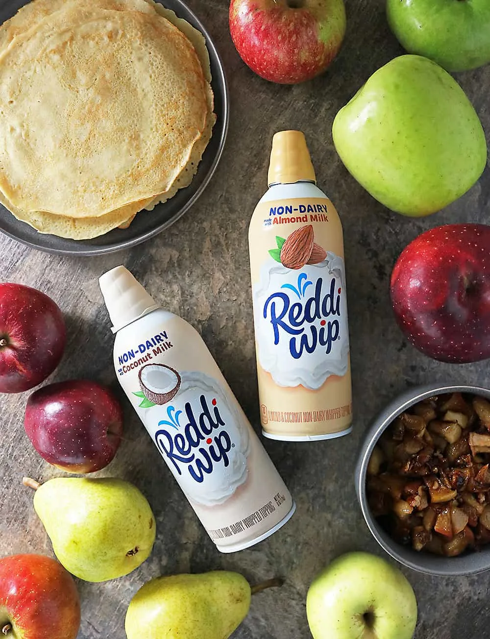 Reddi wip Non Dairy whipped topping And Crepes Photo