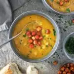 Easy Roasted Garlic Pumpkin Soup Photo