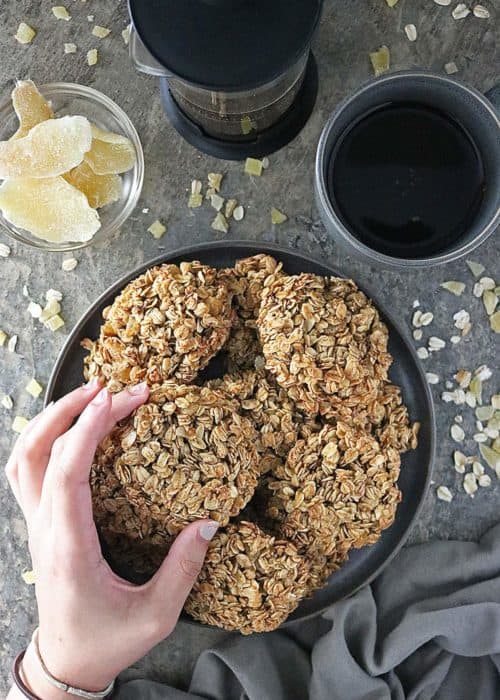 Ginger Granola Breakfast Cookies