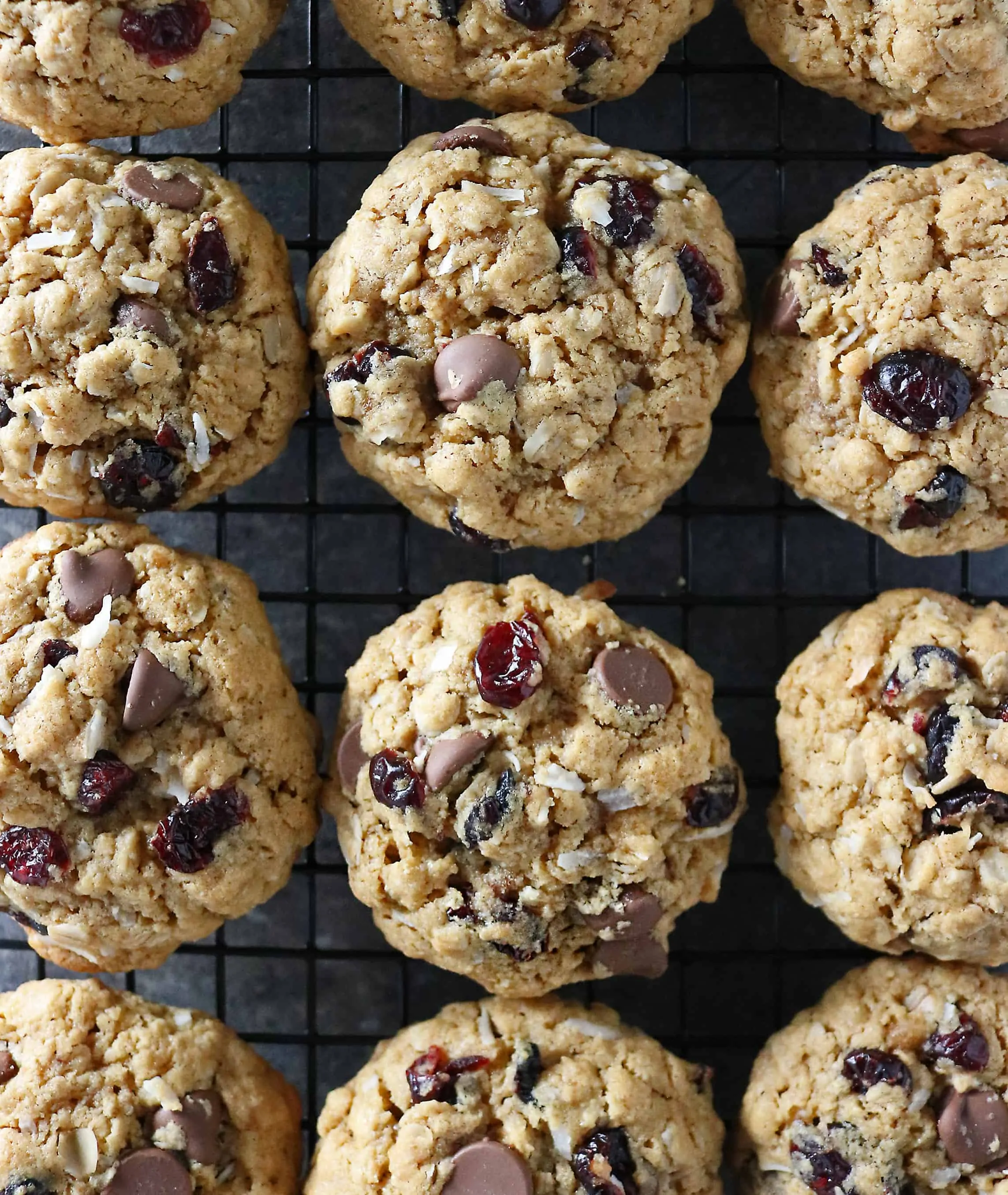 Photo of Just Out Of The Oven Cranberry Coconut Chocolate Chip Cookies