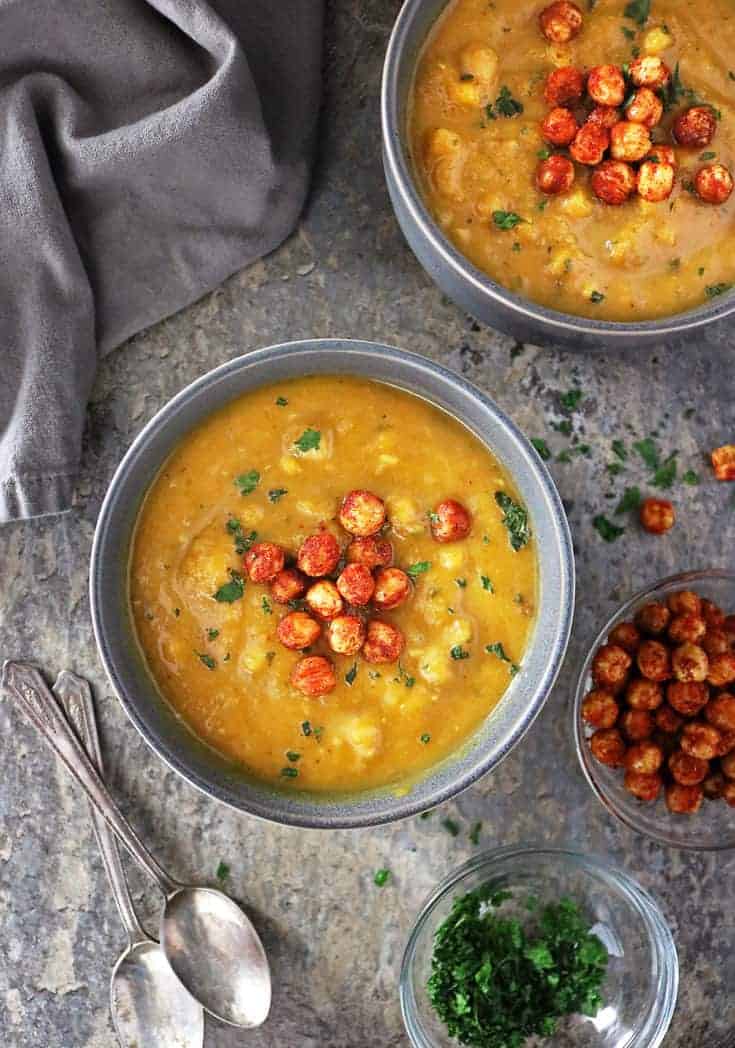 Roasted Garlic Pumpkin Soup Recipe Savory Spin