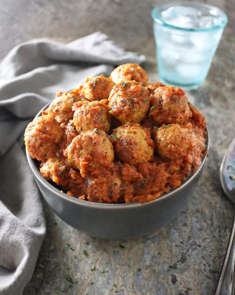 Spicy Baked Chicken Meatballs Recipe - Savory Spin