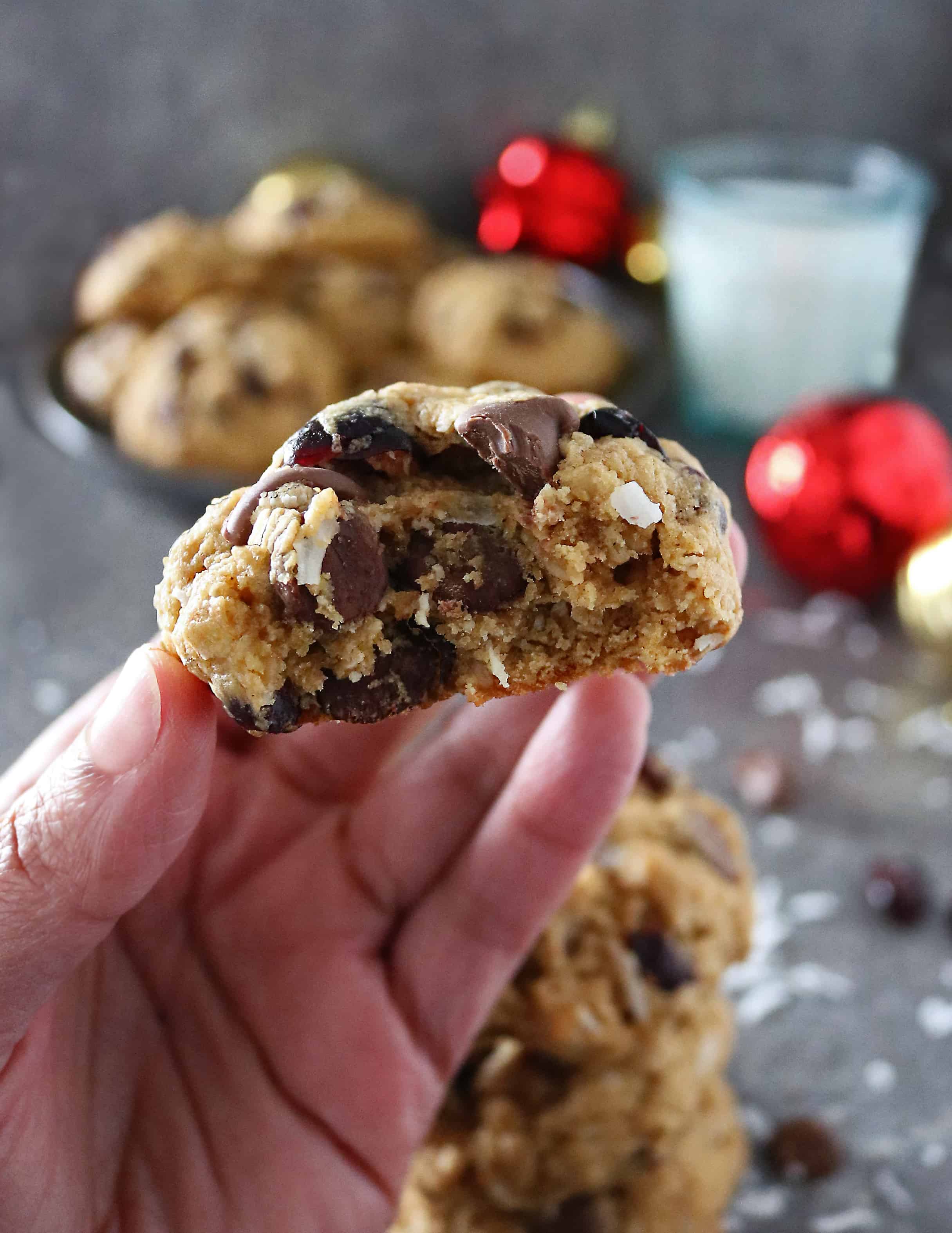 Gluten Free Cranberry Coconut Chocolate Chip Cookies - Savory Spin