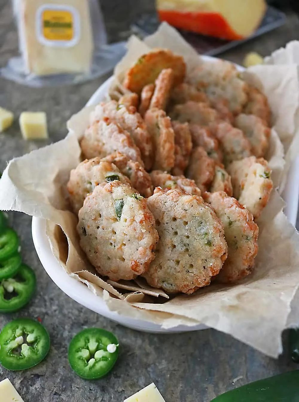 Photo of Easy Versatile Jalapeno Cheese Crackers