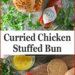 Curried Chicken Stuffed Buns yum