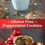 easy Gluten Free Peppermint Cookies Recipe Image