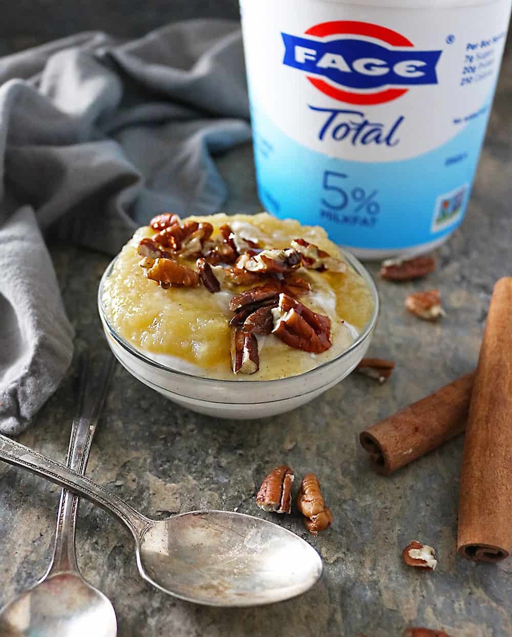 Image Apple Pecan Cinnamon Yogurt Bowl