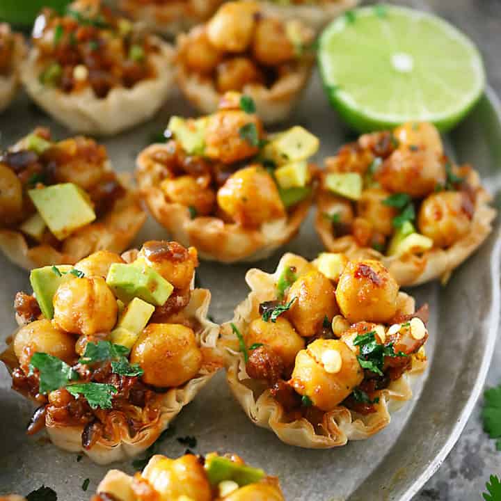 So tasty Avocado Chickpea Cups Big Game Snacks