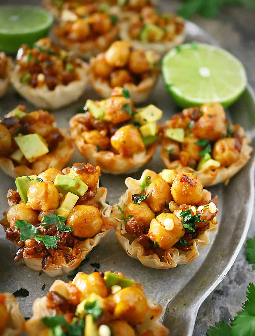 So tasty Avocado Chickpea Cups Big Game Snacks