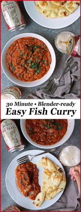 #ad *msg for 21+ 
If you have 30 minutes at dinnertime, you can whip up this delicious, budget friendly and nutritious, fish curry. Pair it with some naan and Yuengling, and you have a delightfully delicious meal to end your day with. #Yuengling190 #SpreadYourWings