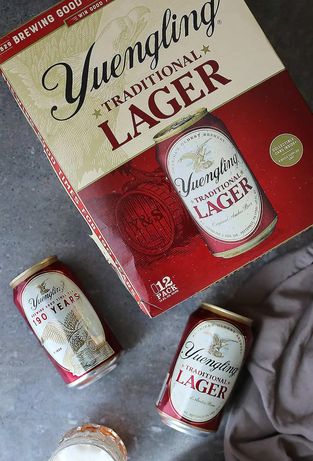 Yuengling 190th anniversary collectible cans