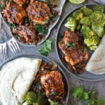 Super Simple Za'atar Ras el hanout Chicken Spinach Saute