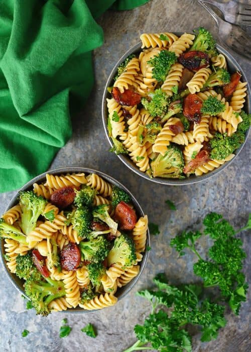 Easy Broccoli Sausage Pasta