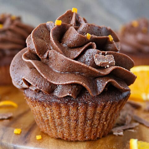 Air Fryer Chocolate Orange Cupcakes Photo