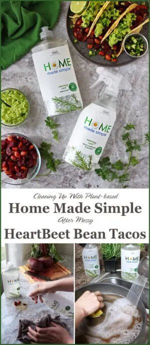 #ad I so heart how @homemadesimple Line of plant-based cleaning Productshelp me clean up after my beet messes! They have my house smelling wonderful - and, they are phosphate and dye free! #HomeMadeSimple products can be found at most @Walmart stores #WalmartFinds. Check out this link http://spr.ly/savoryspinHMS to read more about Home Made Simple.