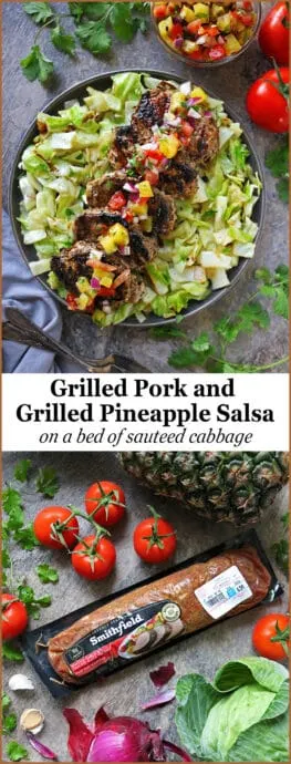 Easy Grilled Pork And Grilled Pineapple Salsa Dinner