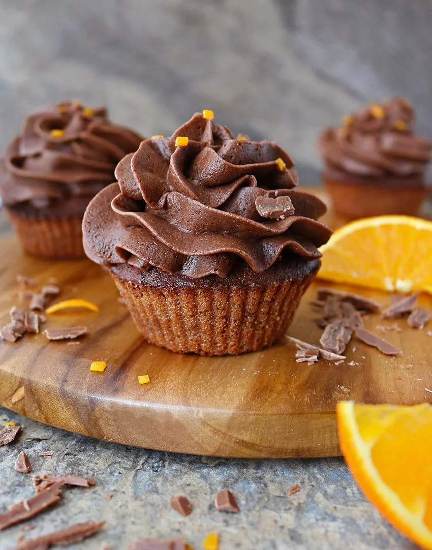 Air Fryer Chocolate Orange Cupcakes Picture