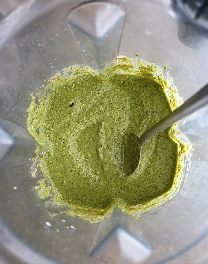 Bright Green Oatmeal Green Smoothie Pancake Batter