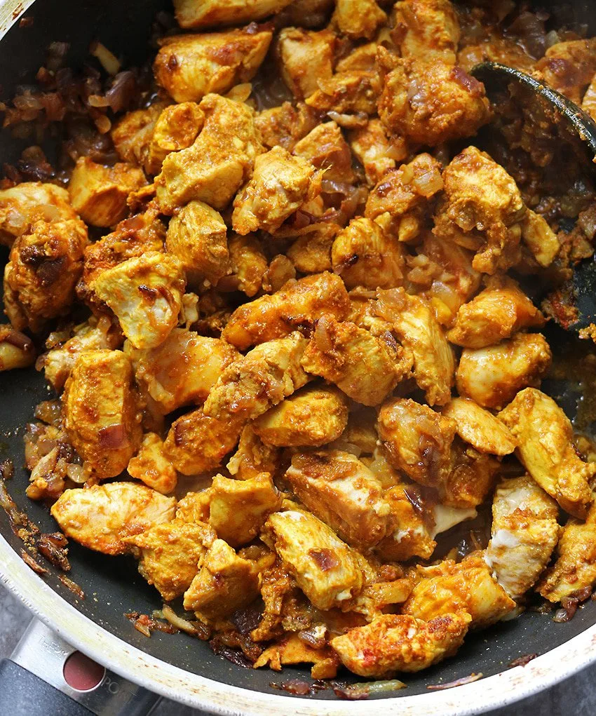 Making Chicken Curry