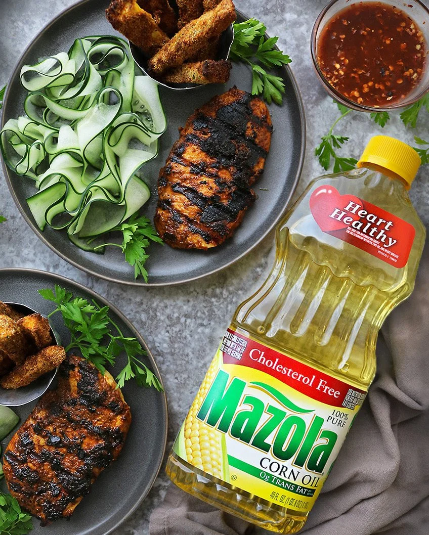 Grilled Curry Chicken with Mazola Corn Oil