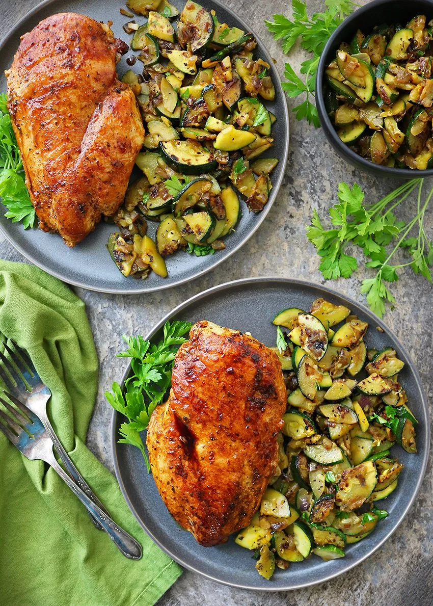 Sprouts Citrus Herb Chicken Charred Citrus Zucchini