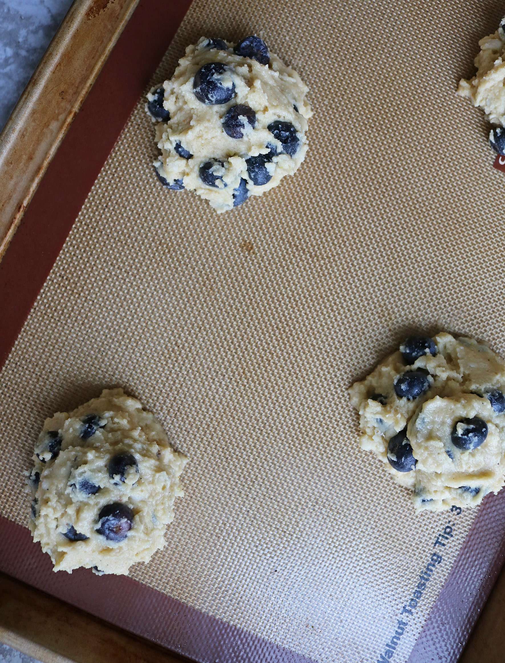 Baking Gluten Free Lemon Blueberry Muffin Tops