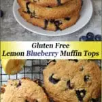 Gluten Free Lemon Blueberry Muffin Tops Recipe
