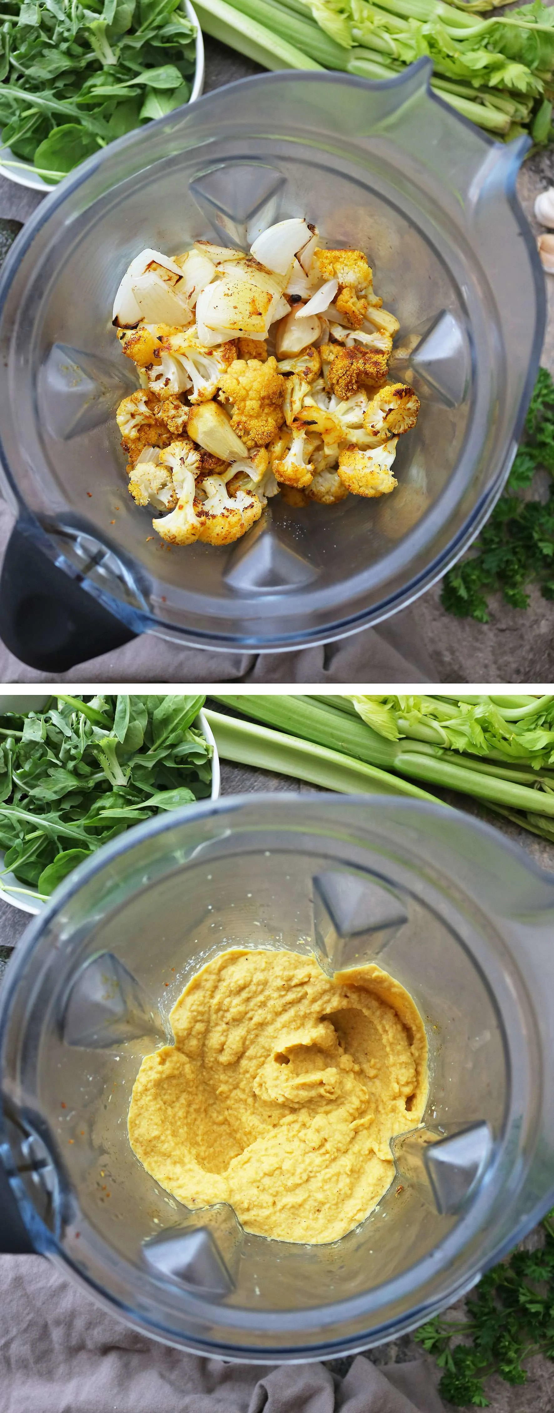 Making Vegan Keto Turmeric Cauliflower Mash in 20 minutes.