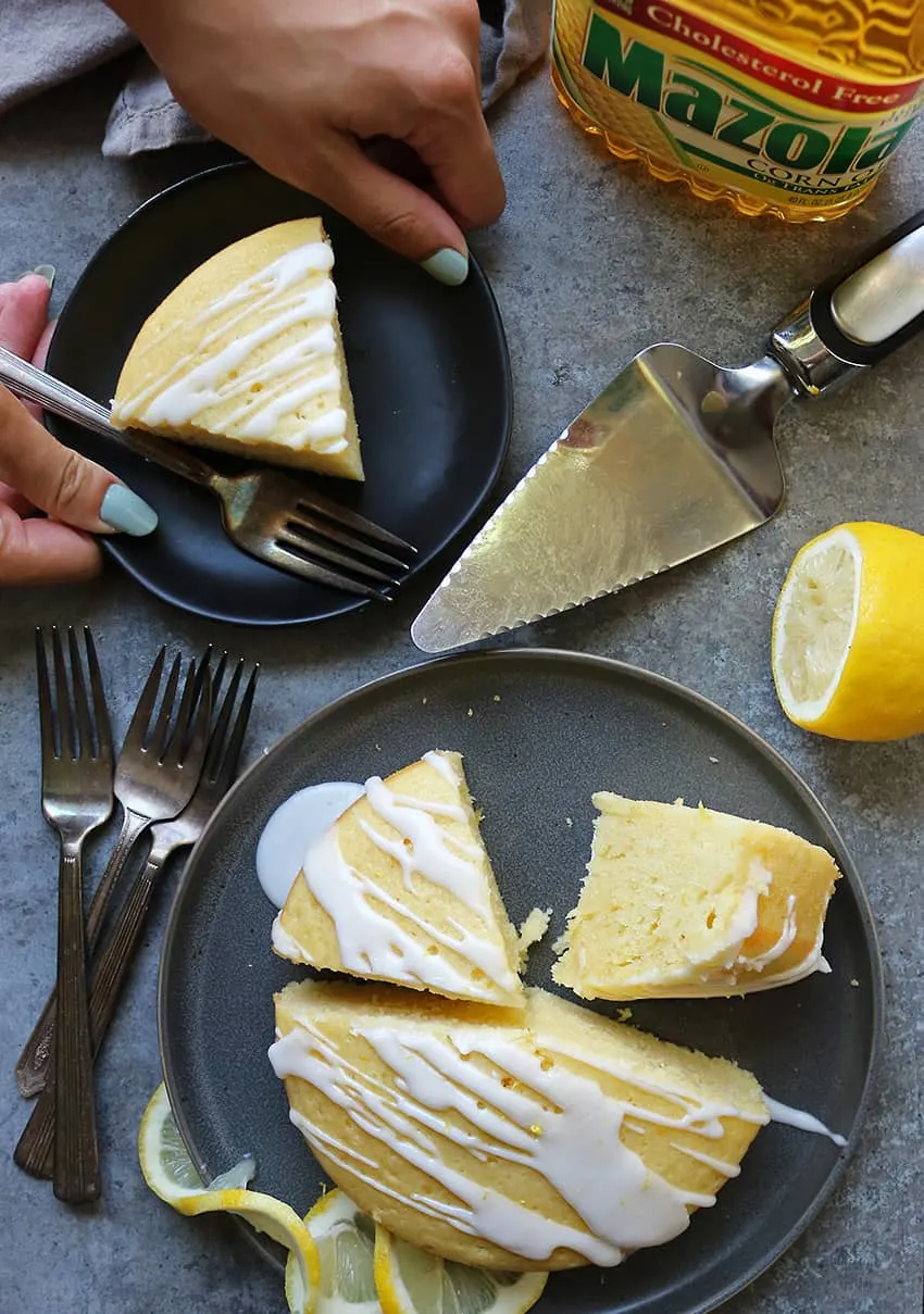 Delicious Lemon Cake With Oil