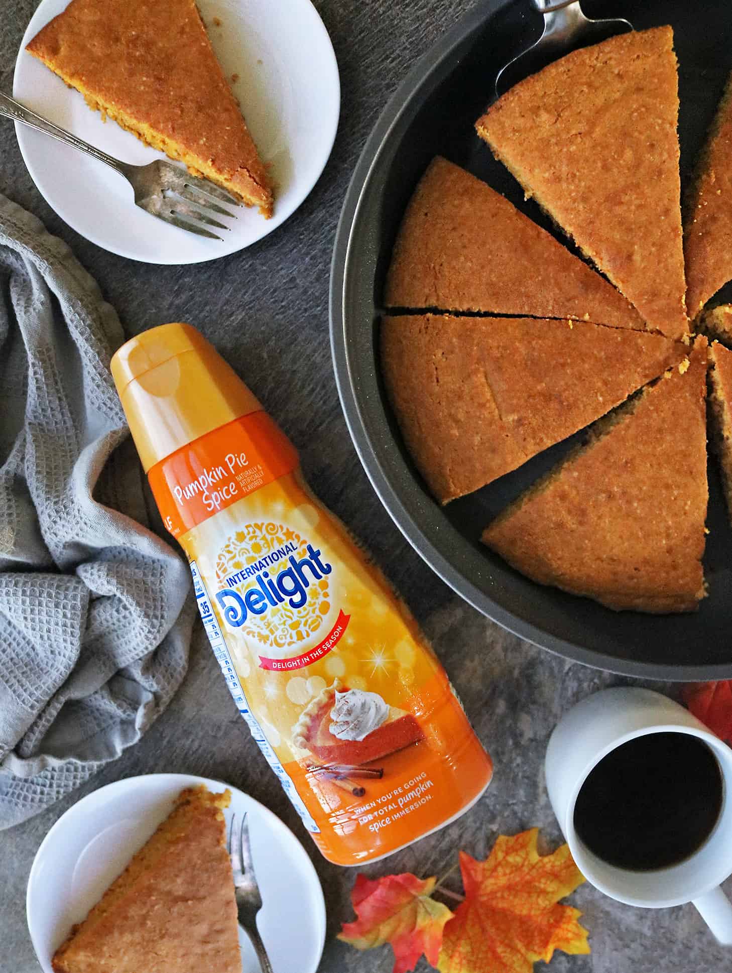 Easy Delicious No Flip Pumpkin Spice Pancakes With International Delight Creamer