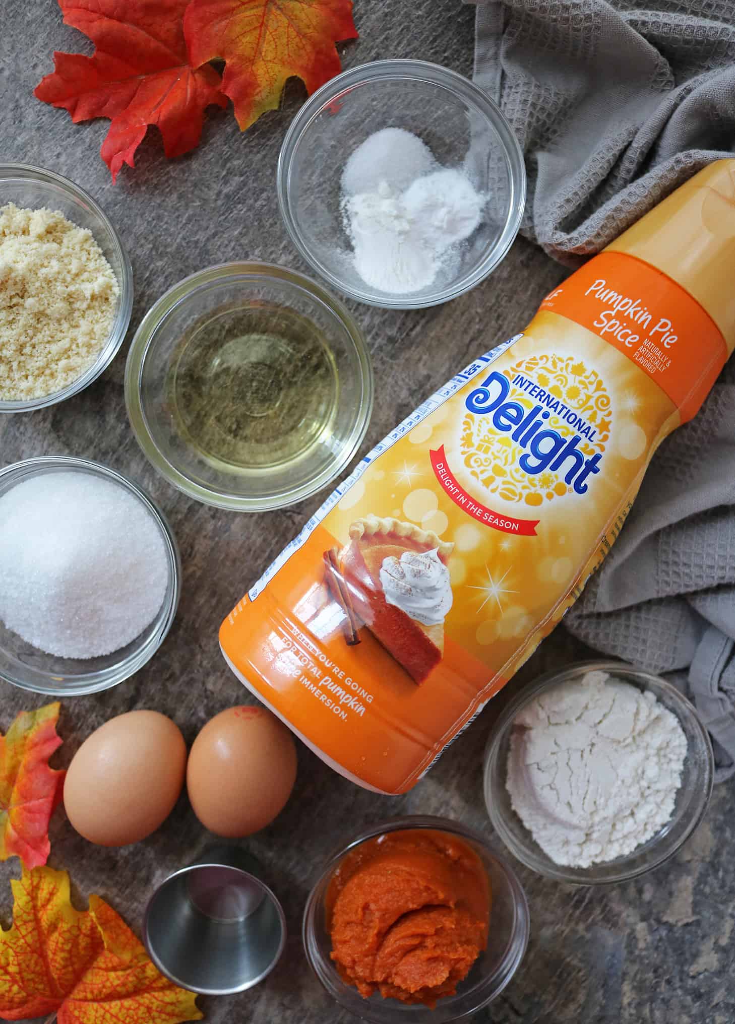 Ingredients To Make No Flip Pumpkin Spice Pancakes