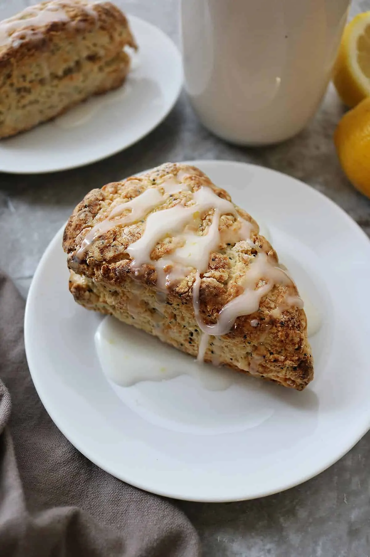 Small batch Gluten Free Lemon Poppyseed Scones Recipe