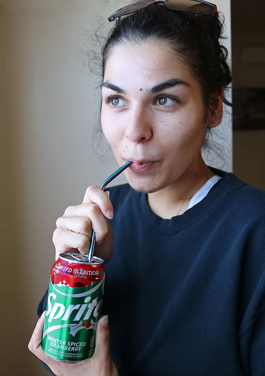 Enjoying Winter Spiced Cranberry Sprite & Cinnamon Coca Cola For The Holidays