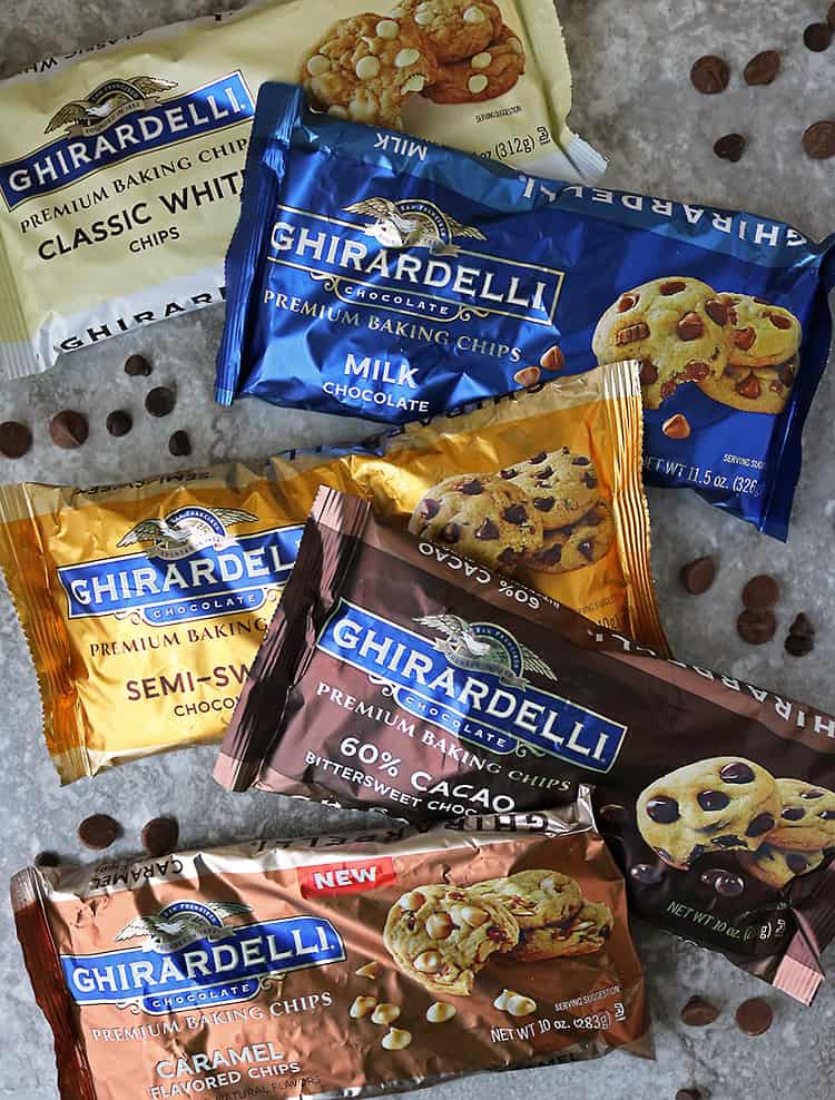 My collection of Ghirardelli 