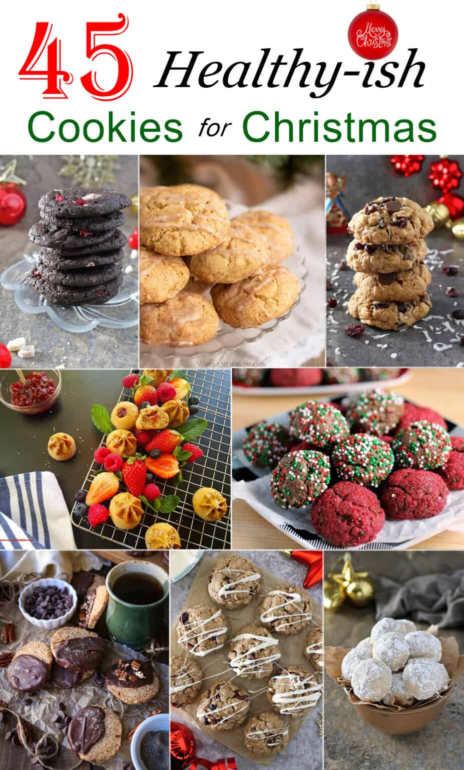 45 Healthy-ISH Cookies for Christmas - SavorySpin