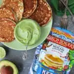 Birch Benders Keto Pancakes With Sweet Keto Avocado Cream FOR BREAKFAST