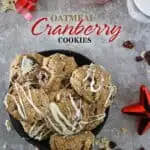 Christmas Cookie Exchange - Oatmeal Cranberry Cookies for the Sweetest Season