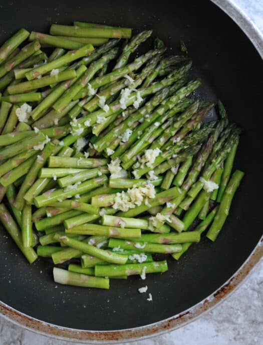 Easy Garlic Asparagus Recipe with Maple - Savory Spin