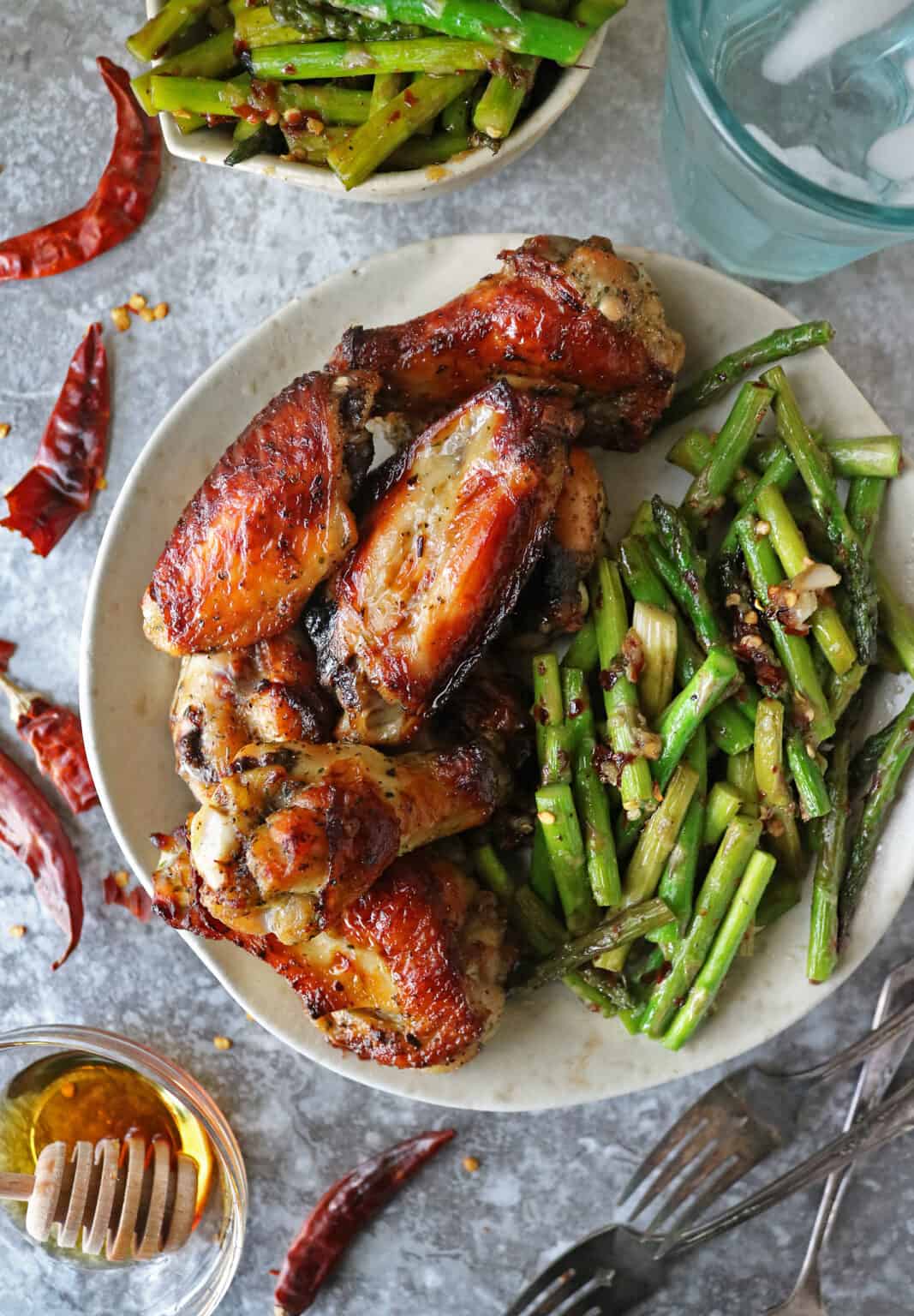 Easy Garlic Asparagus Recipe with Maple Savory Spin