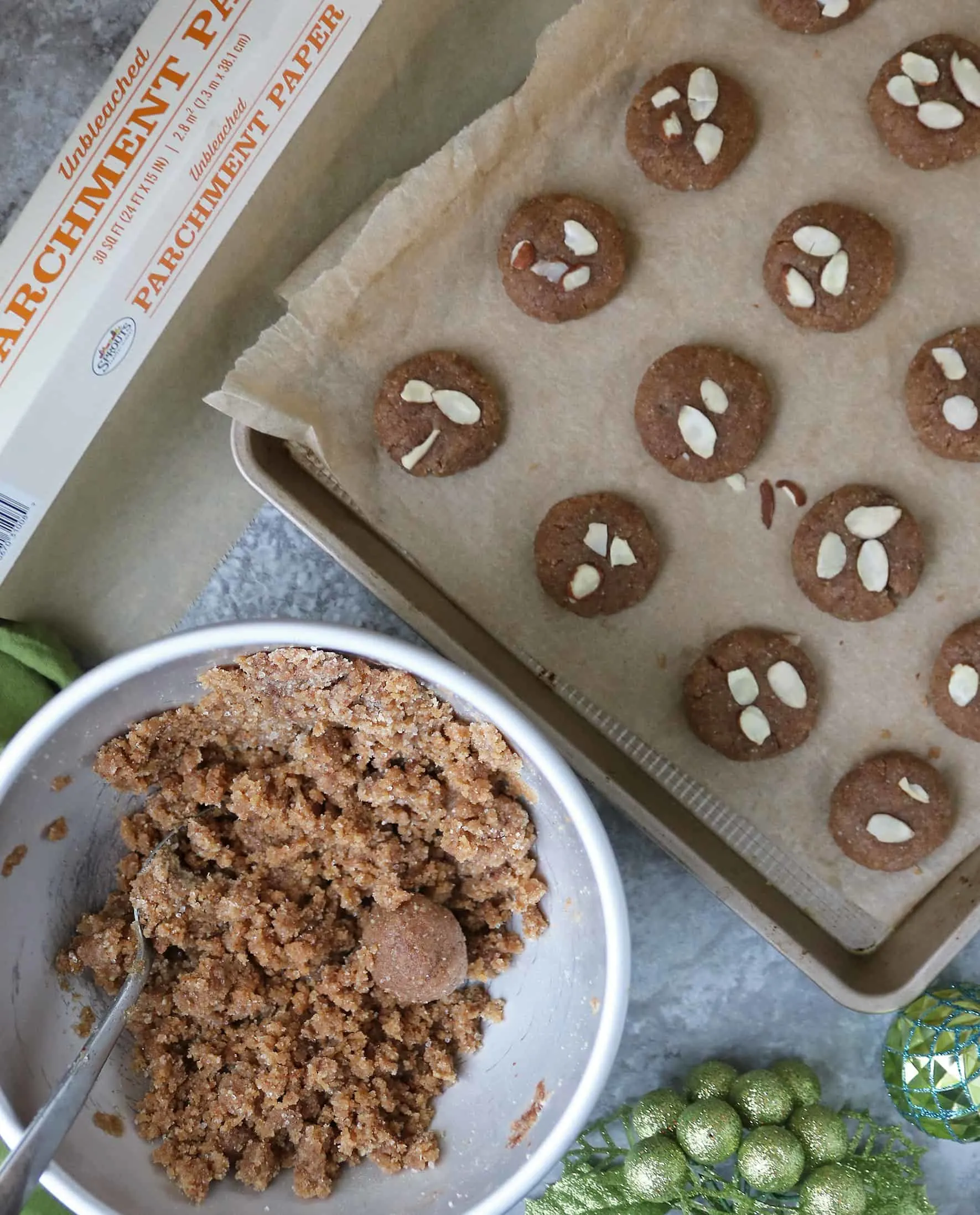 Crumbly Dough For Keto Almond Cookies