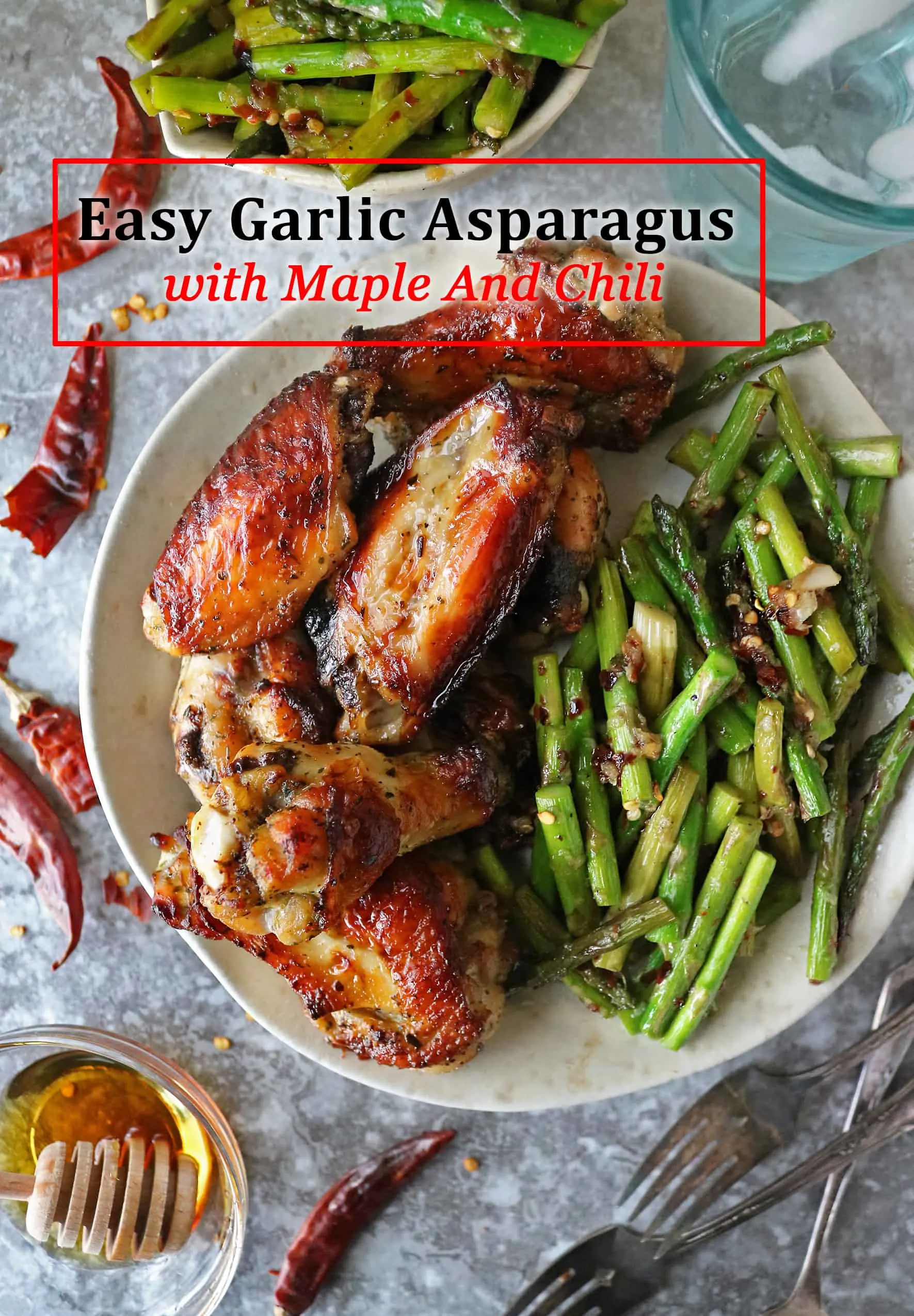Easy Garlic Asparagus with Maple And Chili #FamilyFarming #ThankAFarmer #FamilyFarmers @PerdueFarms